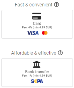 Crypto Apex Pros Partners With Coinify To Make Buying Bitcoin Even Easier - Coinify 3 payment method 252x300