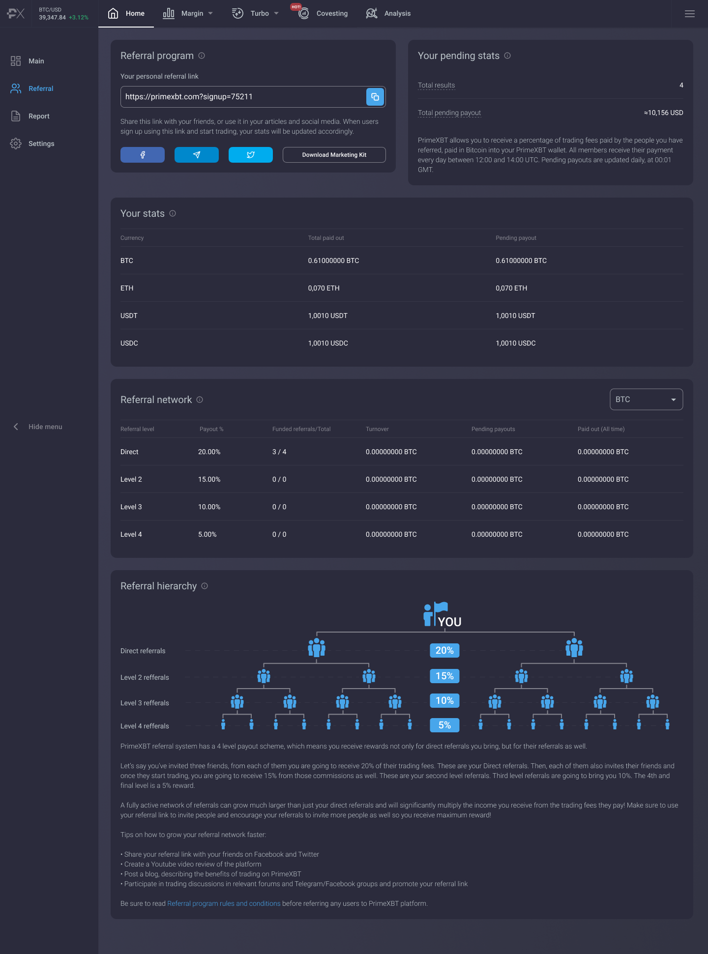 Welcome To cryptoapexpro V2.0: Trade Global Markets With ETH, USDT & USDC - Refer earn 1