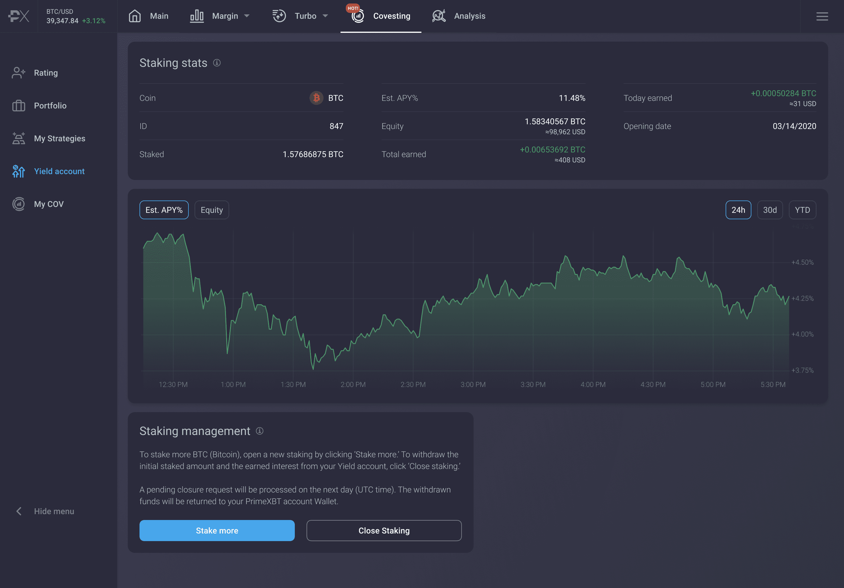 Crypto Apex Pros To Launch Covesting Yield Accounts Allowing For Staking Benefits - Yeld stats2x 1